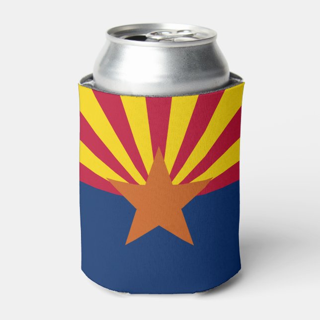 Rafraîchisseur Pour Canette Drapeau de l'Arizona, drapeau de l'État américain (Can devant)