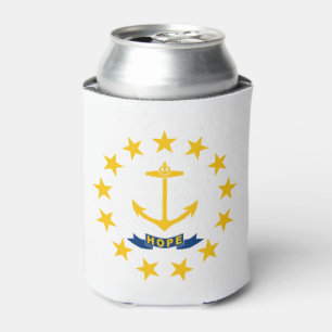 Rafraîchisseur Pour Canette Drapeau de l'État de Rhode Island