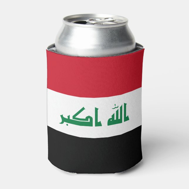 Rafraîchisseur Pour Canette Drapeau de l'Irak (Can devant)