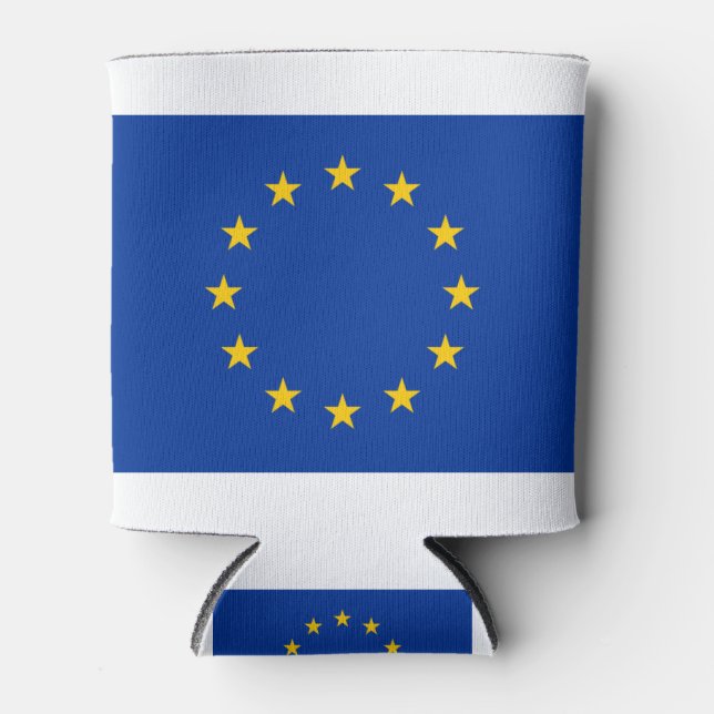 Rafraîchisseur Pour Canette Drapeau de l'Union européenne (Devant)