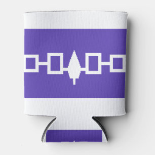 Rafraîchisseur Pour Canette Drapeau de Natif américain Iroquois