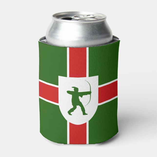 Rafraîchisseur Pour Canette Drapeau de Nottinghamshire Can Cooler (Can devant)