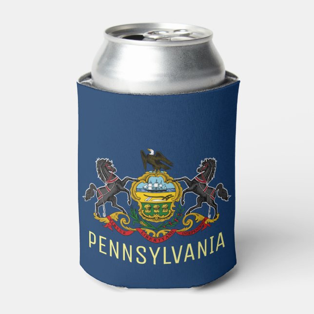 Rafraîchisseur Pour Canette Drapeau de Pennsylvanie (Can devant)