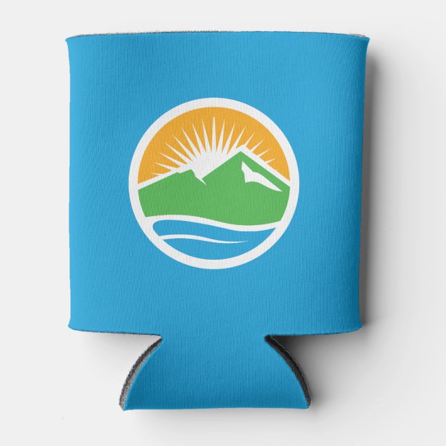 Rafraîchisseur Pour Canette Drapeau de Provo, Utah (Devant)