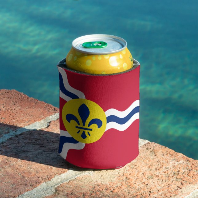 Rafraîchisseur Pour Canette Drapeau de Saint-Louis, Missouri (Piscine in situ)