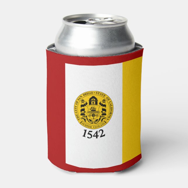Rafraîchisseur Pour Canette Drapeau de San Diego, Californie (Can devant)