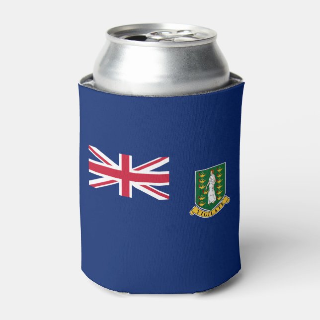 Rafraîchisseur Pour Canette Drapeau des îles Vierges britanniques (Can devant)