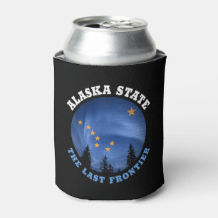 RAFRAÎCHISSEUR POUR CANETTE DRAPEAU D'ÉTAT D'ALASKA