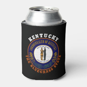RAFRAÎCHISSEUR  POUR CANETTE DRAPEAU D'ÉTAT KENTUCKY BLUEGRASS