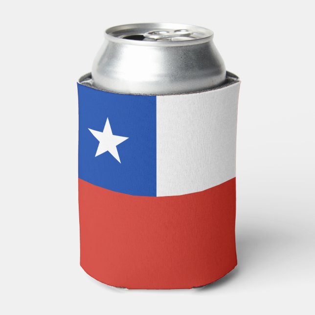 Rafraîchisseur Pour Canette Drapeau du Chili (Can devant)