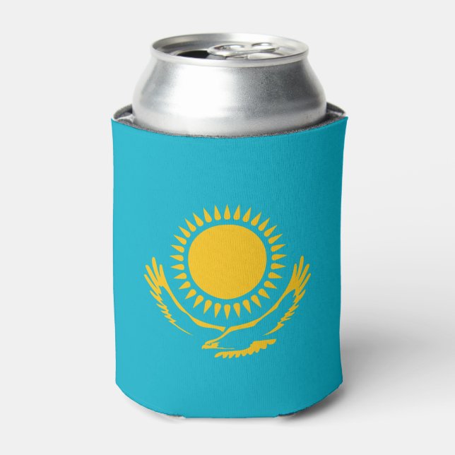 Rafraîchisseur Pour Canette Drapeau du Kazakhstan (Can devant)