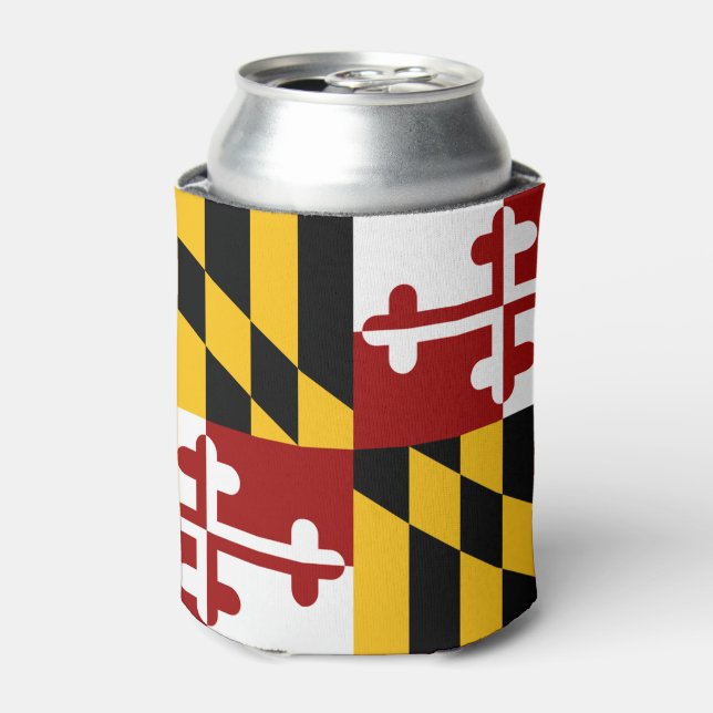 Rafraîchisseur Pour Canette Drapeau du Maryland (Can devant)