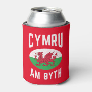 Rafraîchisseur Pour Canette Drapeau du Pays de Galles Cymru Am Byth Fier Gallo