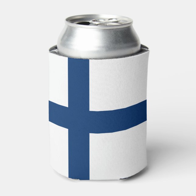 Rafraîchisseur Pour Canette Drapeau Finlande (Can devant)