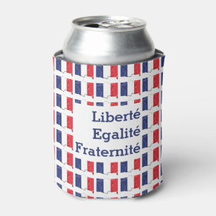Rafraîchisseur Pour Canette DRAPEAU FRANÇAIS Patriotique Liberté Egalité Frate