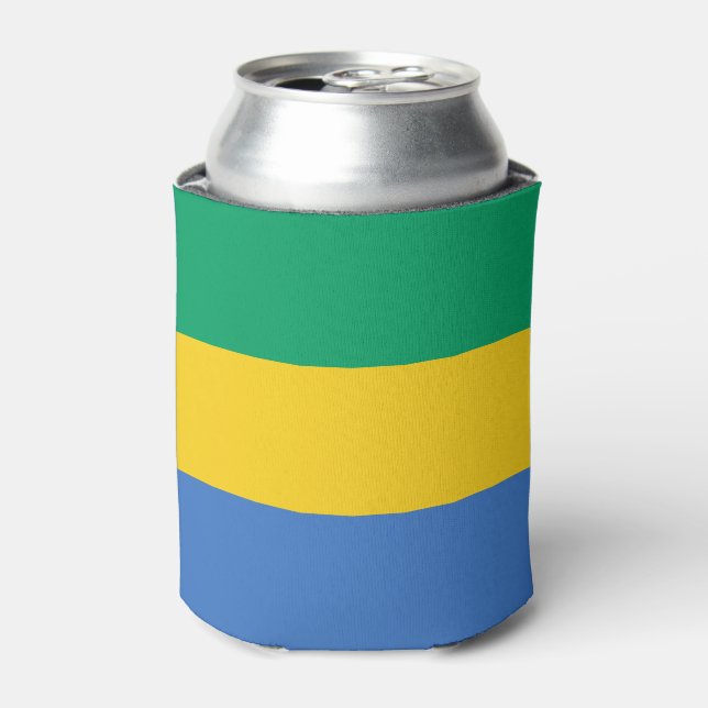 Rafraîchisseur Pour Canette Drapeau Gabon (Can devant)