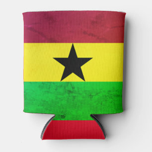 Rafraîchisseur Pour Canette Drapeau Ghana (Afrique de l'Ouest)