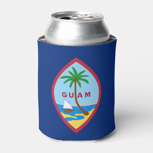 Rafraîchisseur Pour Canette Drapeau Guam (Can devant)