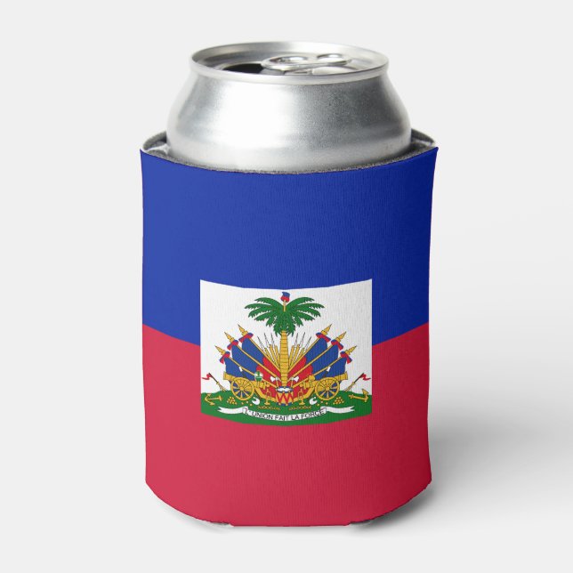 Rafraîchisseur Pour Canette Drapeau Haïti (Can devant)