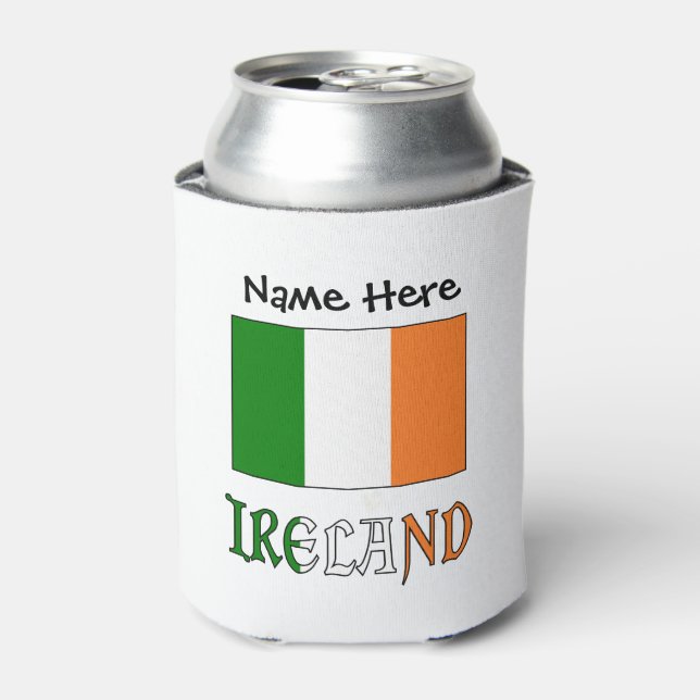 Rafraîchisseur Pour Canette Drapeau irlandais personnalisé (Can devant)