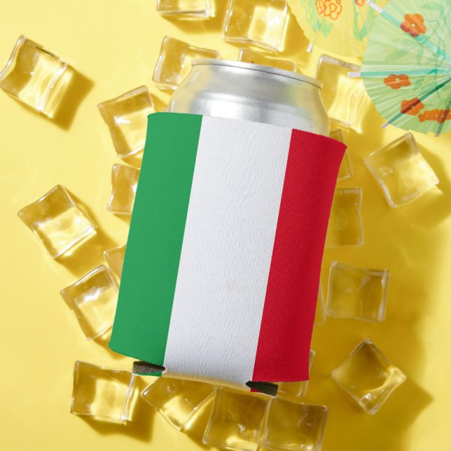 Rafraîchisseur Pour Canette Drapeau italien peut refroidir (Été in situ)