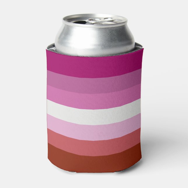 Rafraîchisseur Pour Canette Drapeau lesbien (Can devant)