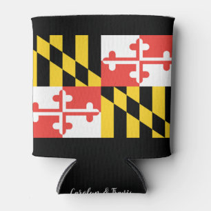Rafraîchisseur Pour Canette Drapeau Maryland personnalisé peut refroidir