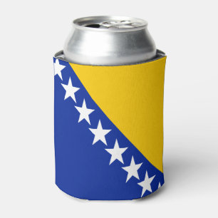 Rafraîchisseur Pour Canette Drapeau patriotique de Bosnie-Herzégovine