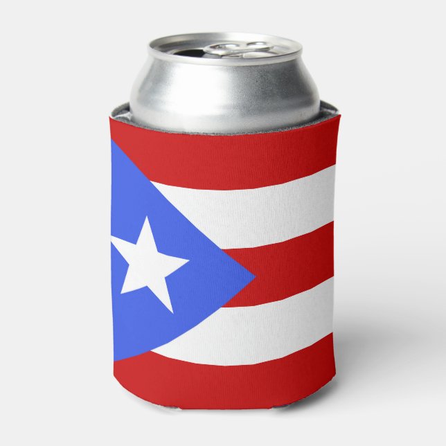Rafraîchisseur Pour Canette Drapeau Porto Rico (Can devant)