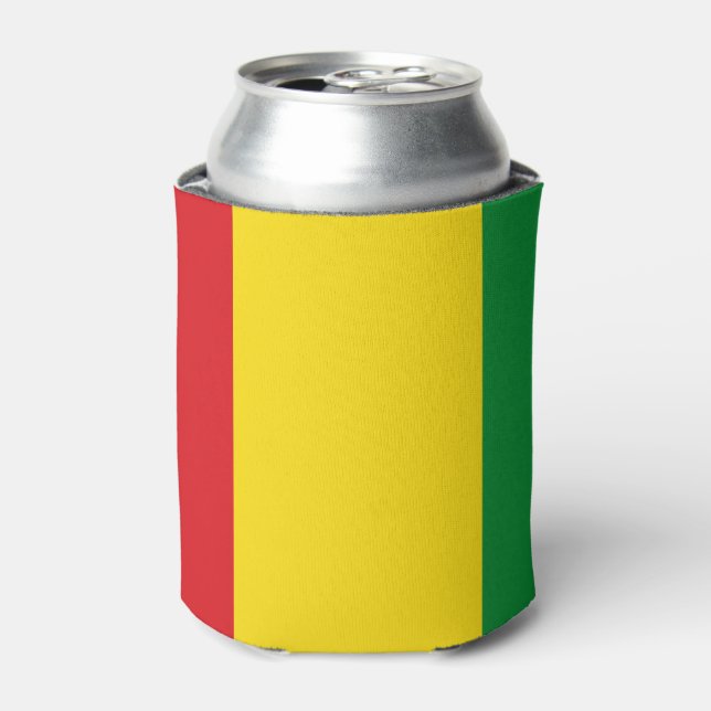 Rafraîchisseur Pour Canette Drapeau rastafarien Rasta Ethiopie (Can devant)