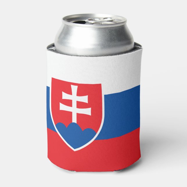 Rafraîchisseur Pour Canette Drapeau Slovaquie (Can devant)