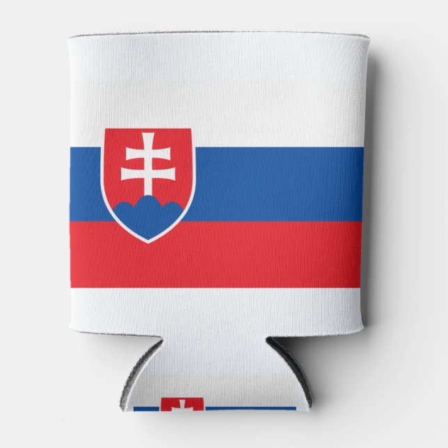 Rafraîchisseur Pour Canette Drapeau Slovaquie (Devant)