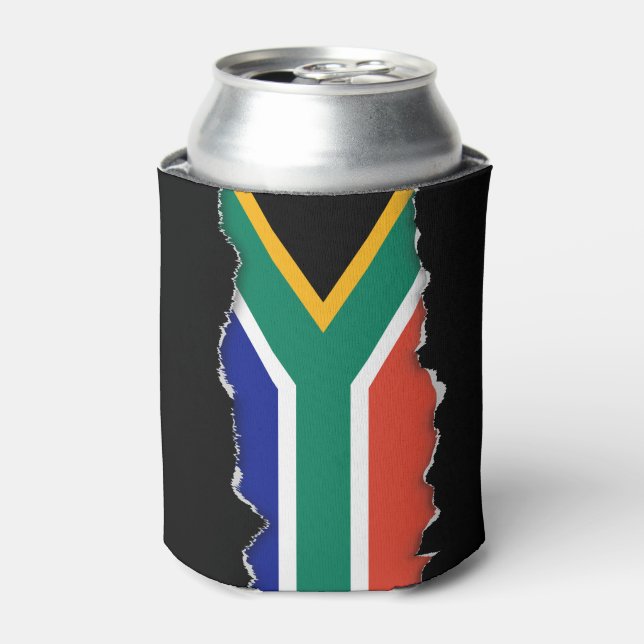 Rafraîchisseur Pour Canette Drapeau sud-africain (Can devant)