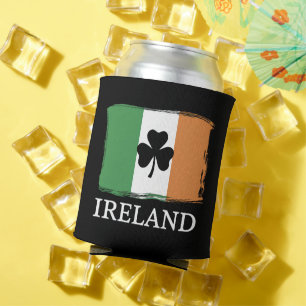 Rafraîchisseur Pour Canette Drapeau trèfle Irlande Fête de la Saint-Patrick