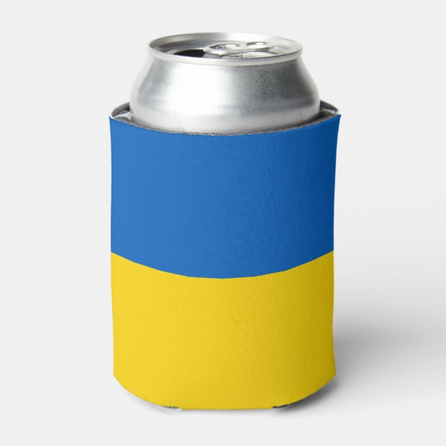 Rafraîchisseur Pour Canette Drapeau Ukraine (Can devant)
