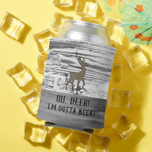 Rafraîchisseur Pour Canette Drôle Cerf hors de la bière Citation pour Hommes B