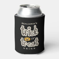 Drôle Halloween fêter ou traiter bière boisson