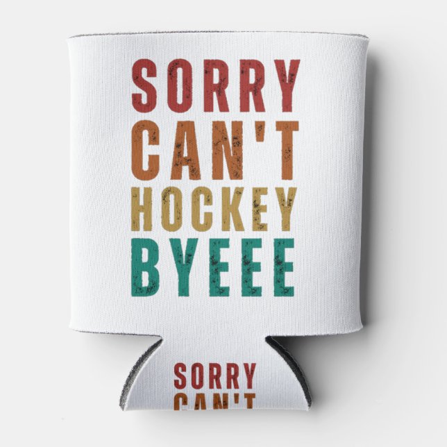 Rafraîchisseur Pour Canette Drôle Hockey (Devant)