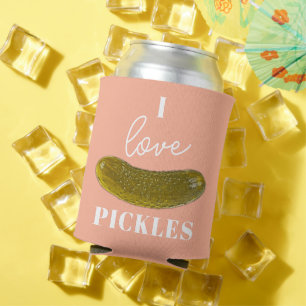 Rafraîchisseur Pour Canette Drôle J'Aime Les Pickles Bières Peuvent refroidir