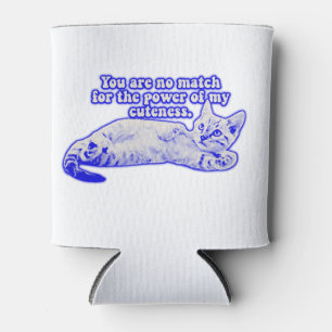 Rafraîchisseur Pour Canette Drôle mème de chat grincheux pour chaton et amoure