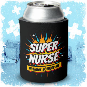 Rafraîchisseur Pour Canette Drôle mignon Sarcastique Superhero Infirmière Appr