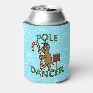 Rafraîchisseur Pour Canette Drôle Noël Dancer Reindeer Pun