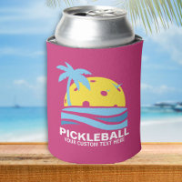 Drôle Pickleball Palm Tree Sun Texte Personnalisé