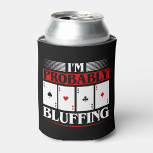 Rafraîchisseur Pour Canette Drôle poker bluff mot art jeu