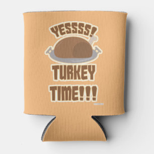 Rafraîchisseur Pour Canette Drôle Turquie temps amusant Thanksgiving Slogan