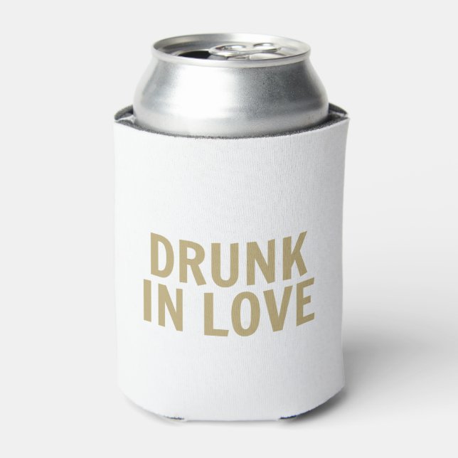 Rafraîchisseur Pour Canette 'Drunin In Love' peut refroidir (Can devant)