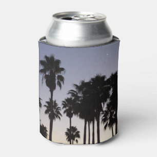 Rafraîchisseur Pour Canette Dusk avec palmiers Scène tropicale