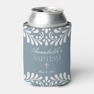 Rafraîchisseur Pour Canette Dusty Blue Talavera Espagne Fiesta Baptême Faveurs