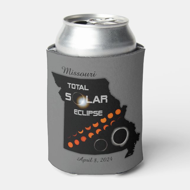 Rafraîchisseur Pour Canette Éclipse solaire du Missouri (Can devant)