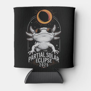 Rafraîchisseur Pour Canette Éclipse solaire partielle 2025 Axolotl Amphibian